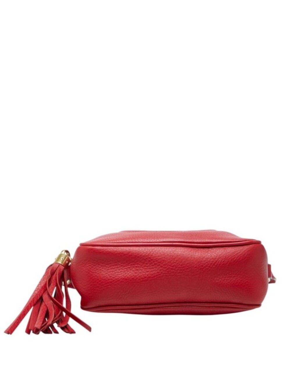 Gucci Interlocking G Soho Crossbody Shoulder Bag Red Leather - Picture 3 of 10